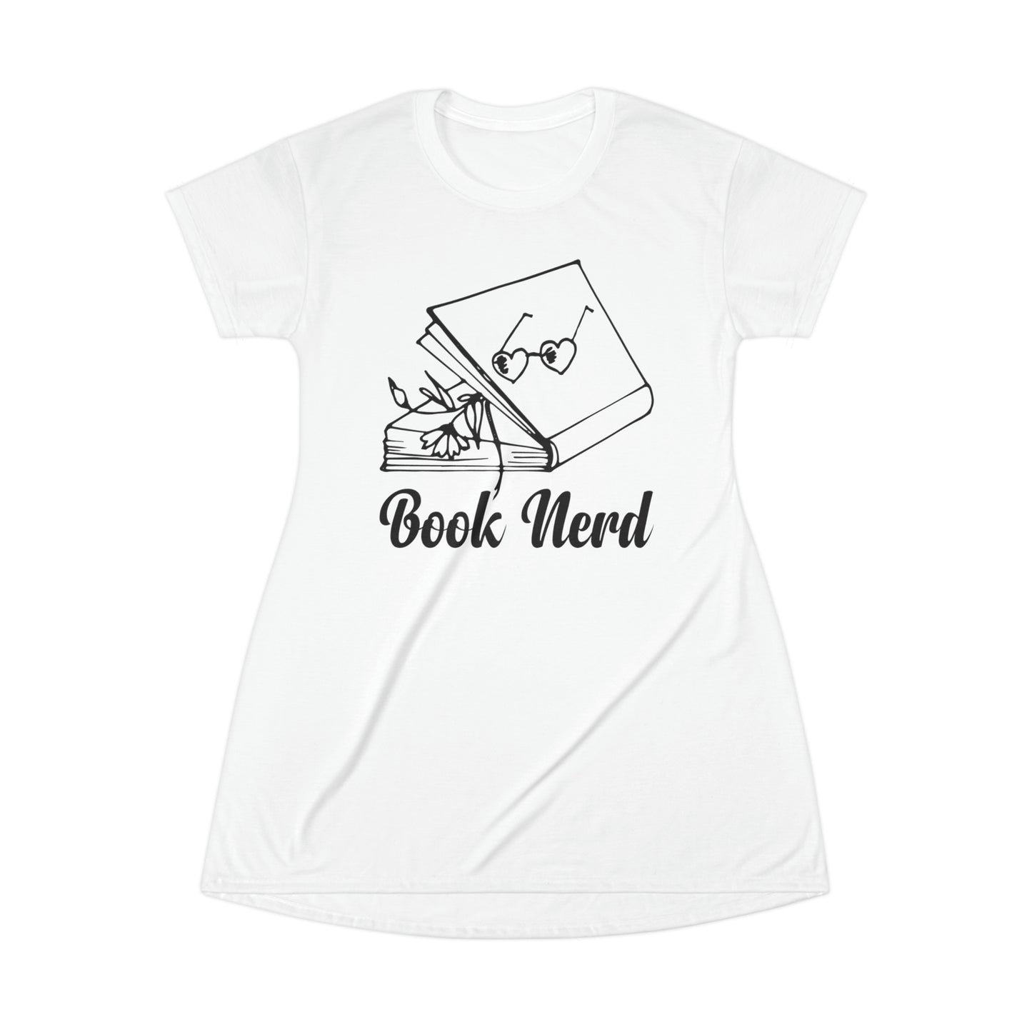"Book Nerd" T-Shirt Dress