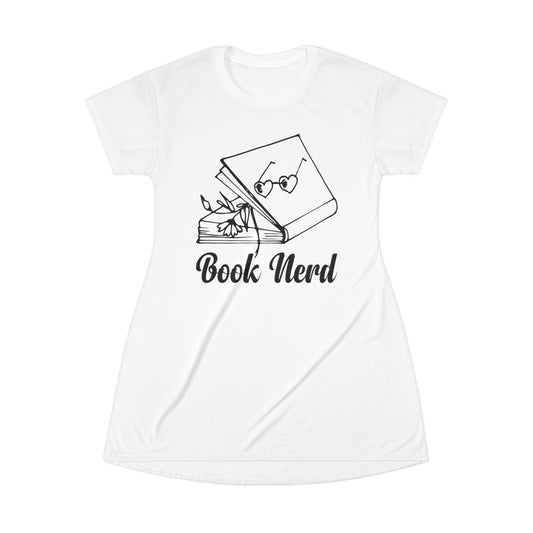"Book Nerd" T-Shirt Dress