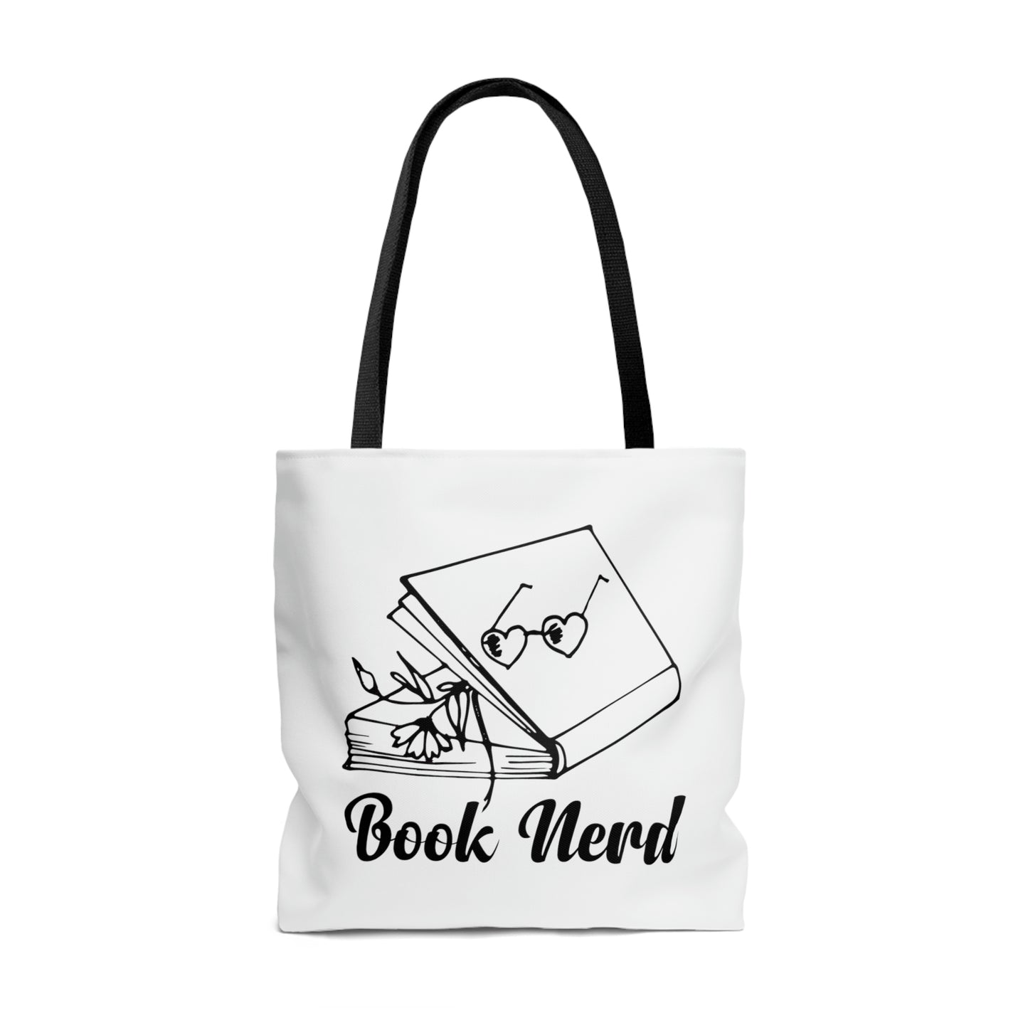 "Book Nerd" Large Tote Bag