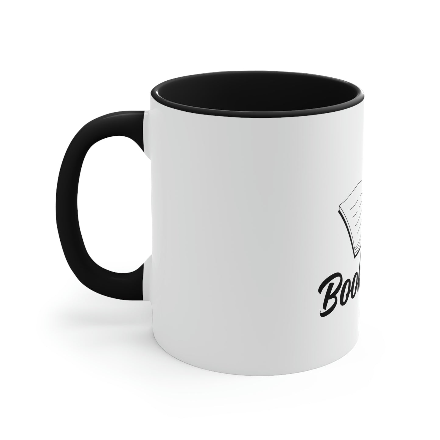 "Booktrovert" Accent Coffee Mug, 11oz