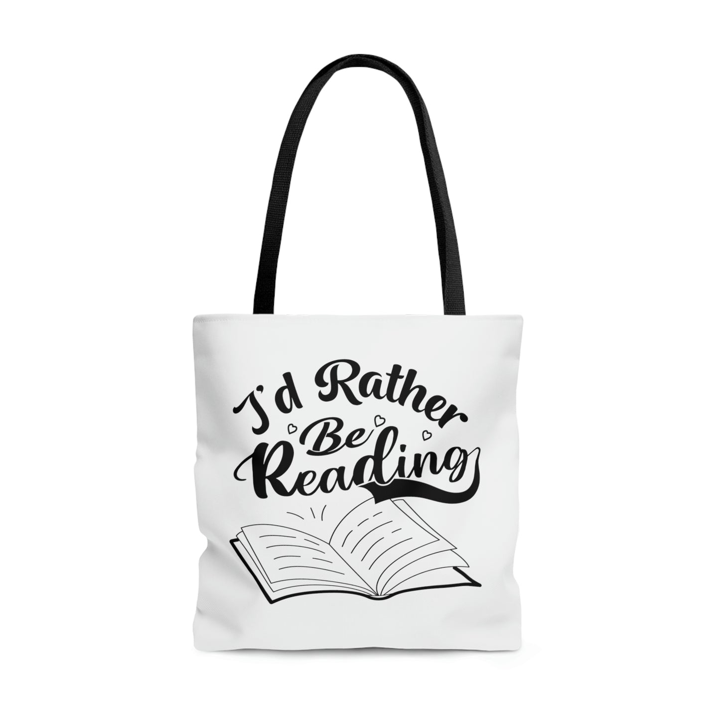 "I'd Rather Be Reading" Large Tote Bag