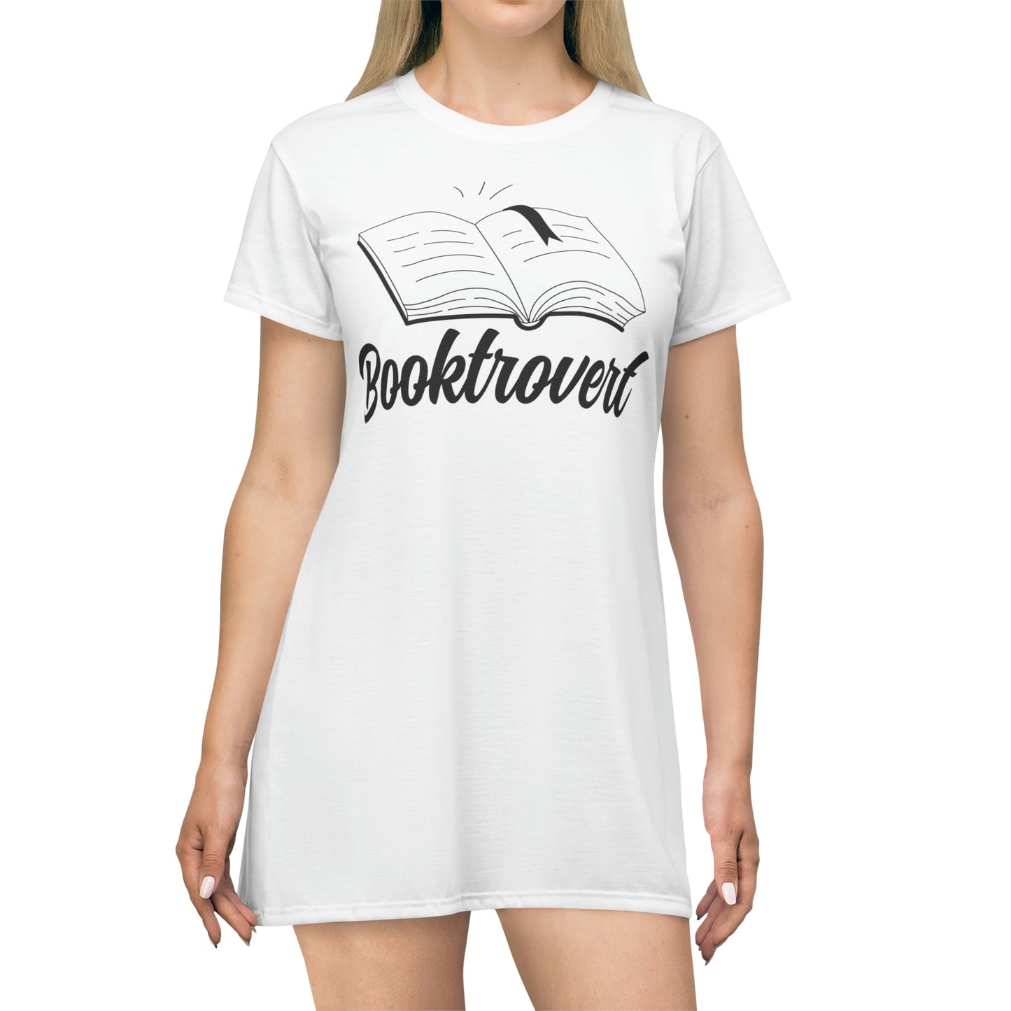 "Booktrovert" T-Shirt Dress