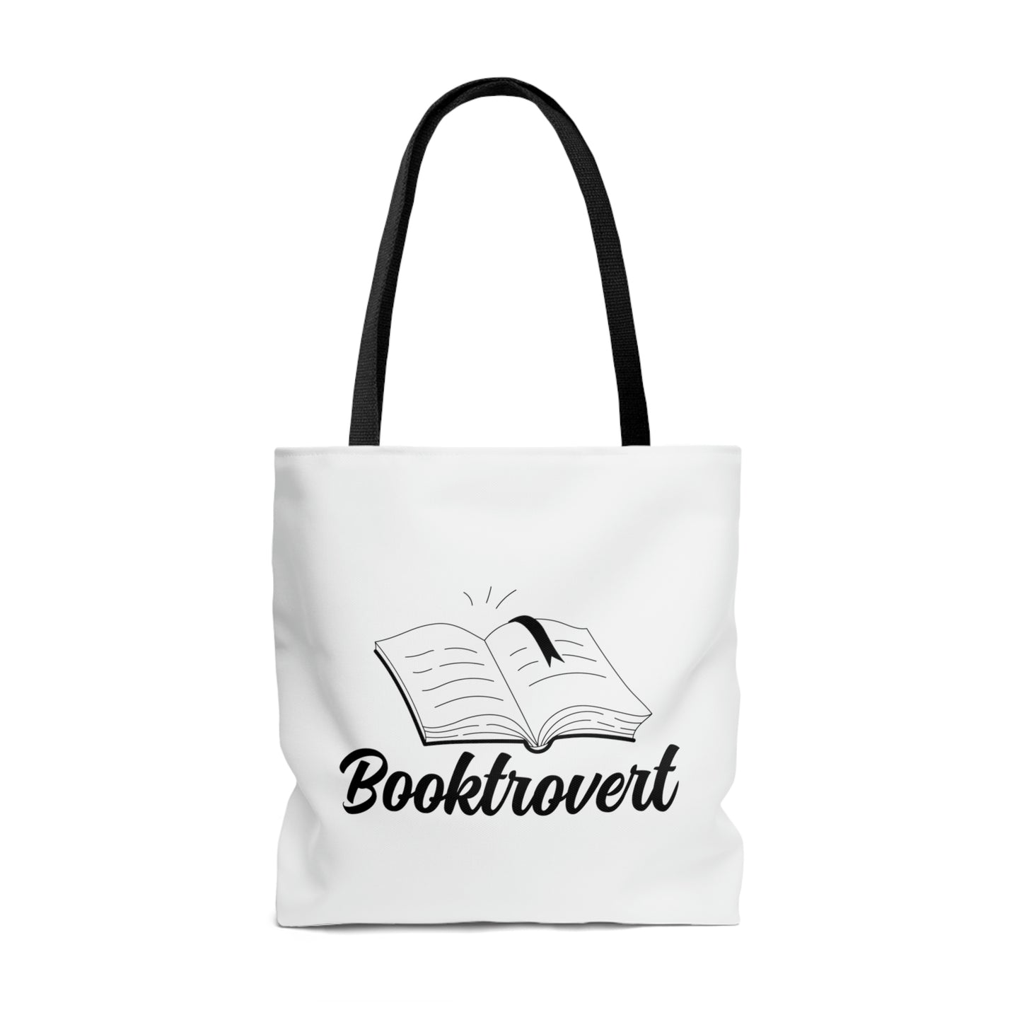 "Booktrovert" Large Tote Bag