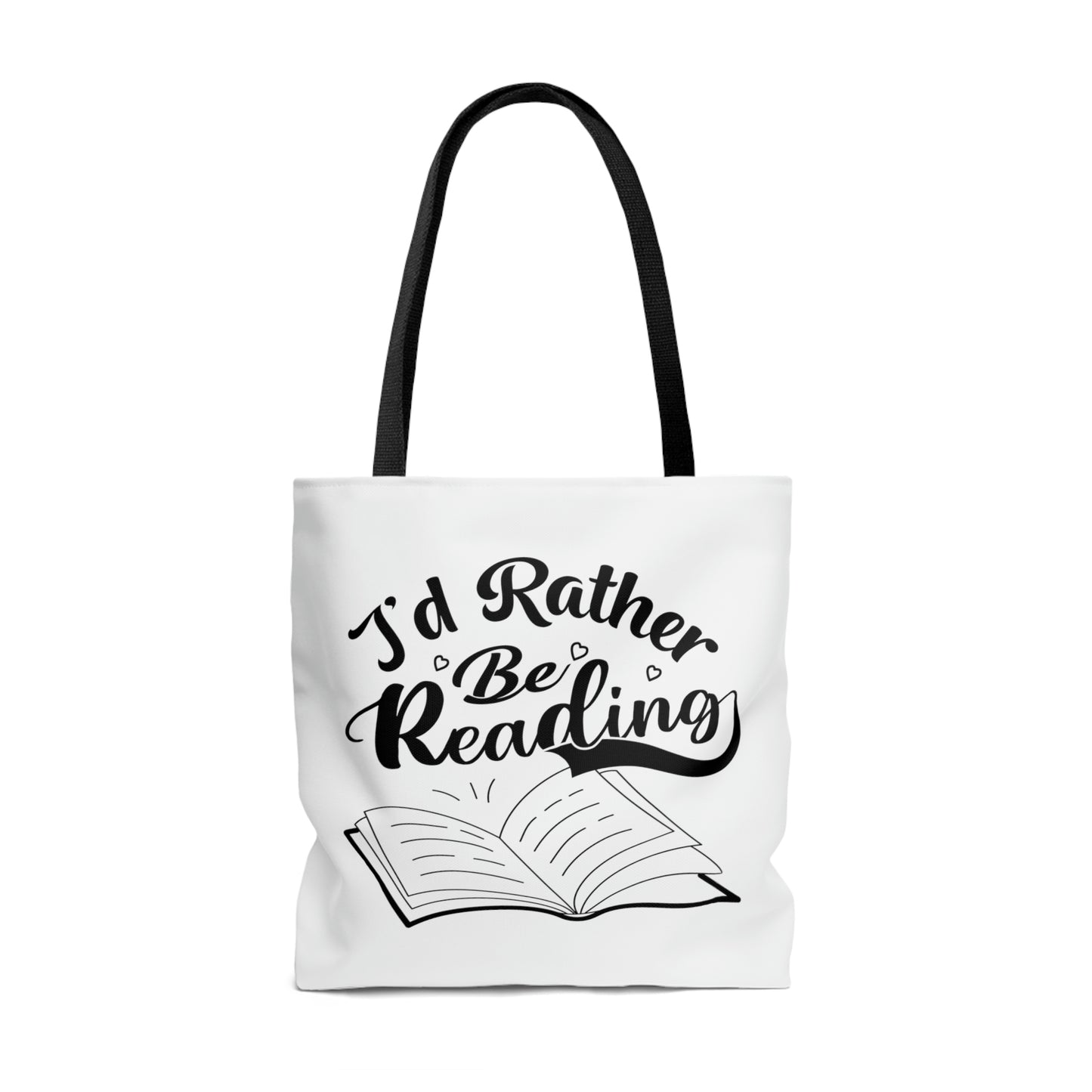 "I'd Rather Be Reading" Large Tote Bag