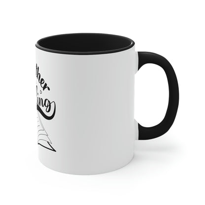 "I'd Rather Be Reading" Accent Coffee Mug, 11oz