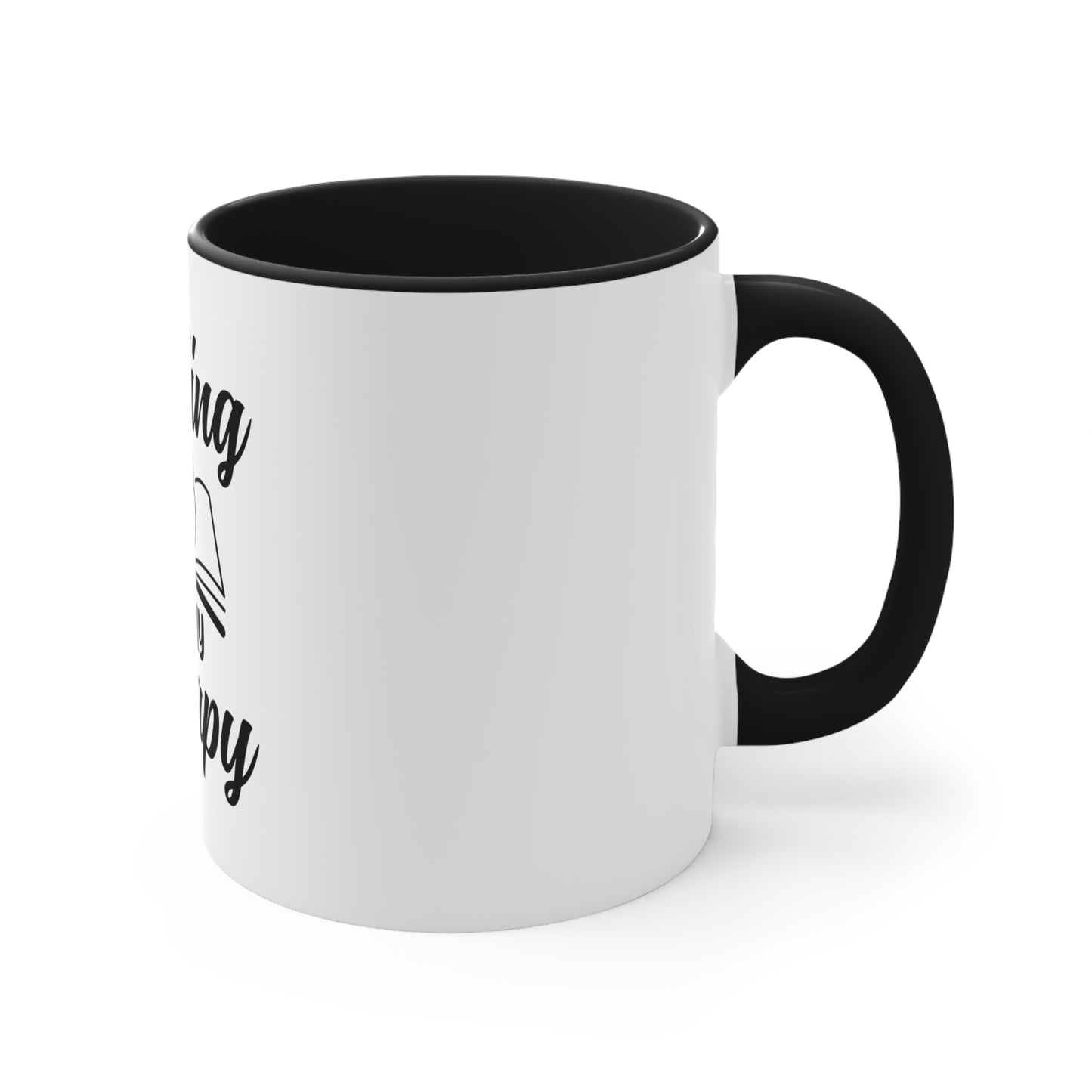 "Reading Is My Therapy" Accent Coffee Mug, 11oz